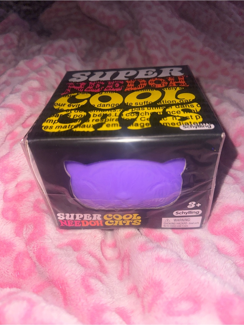 Super Cool Needoh Cats Purple Cat Stress Toy